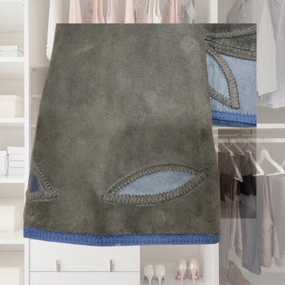 Peter Nygard Suede Jacket with applique designs Size XL - Picture 4 of 4